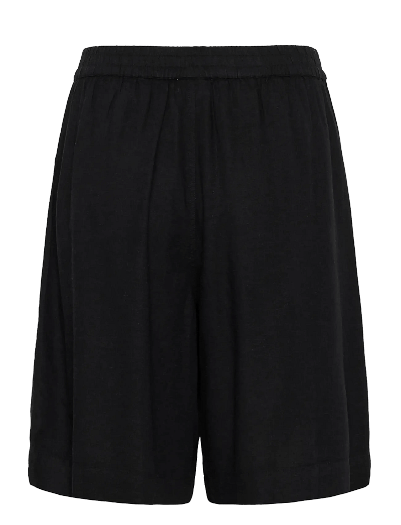 Kaffe - KAmilia Shorts - pellava shortsit - black deep - 2