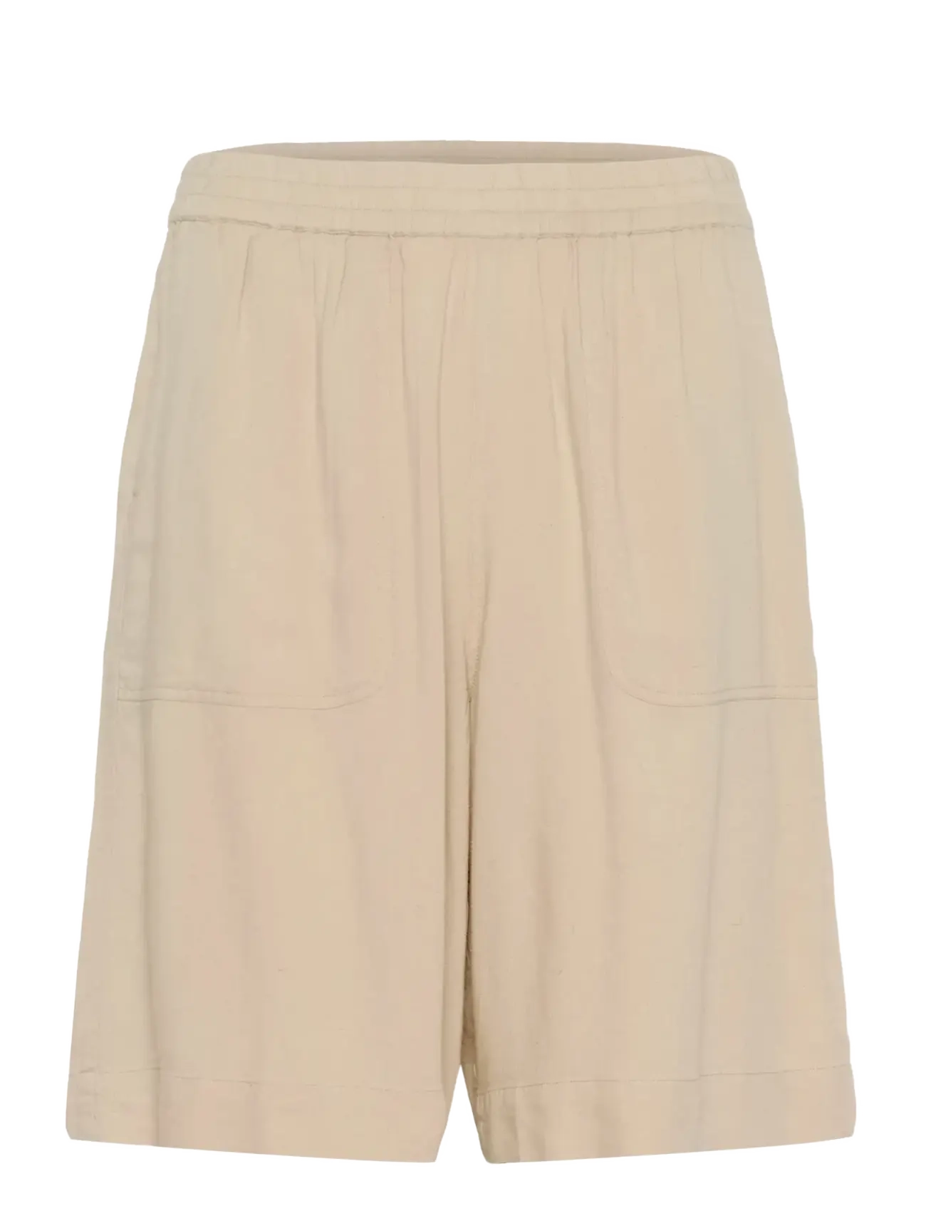 Kaffe KAmilia Shorts - Leinen-Shorts - FEATHER GRAY / beige