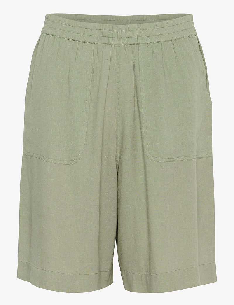 Kaffe - KAmilia Shorts - linneshorts - oil green - 1