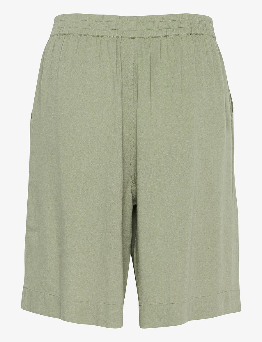 Kaffe - KAmilia Shorts - leinen-shorts - oil green - 2