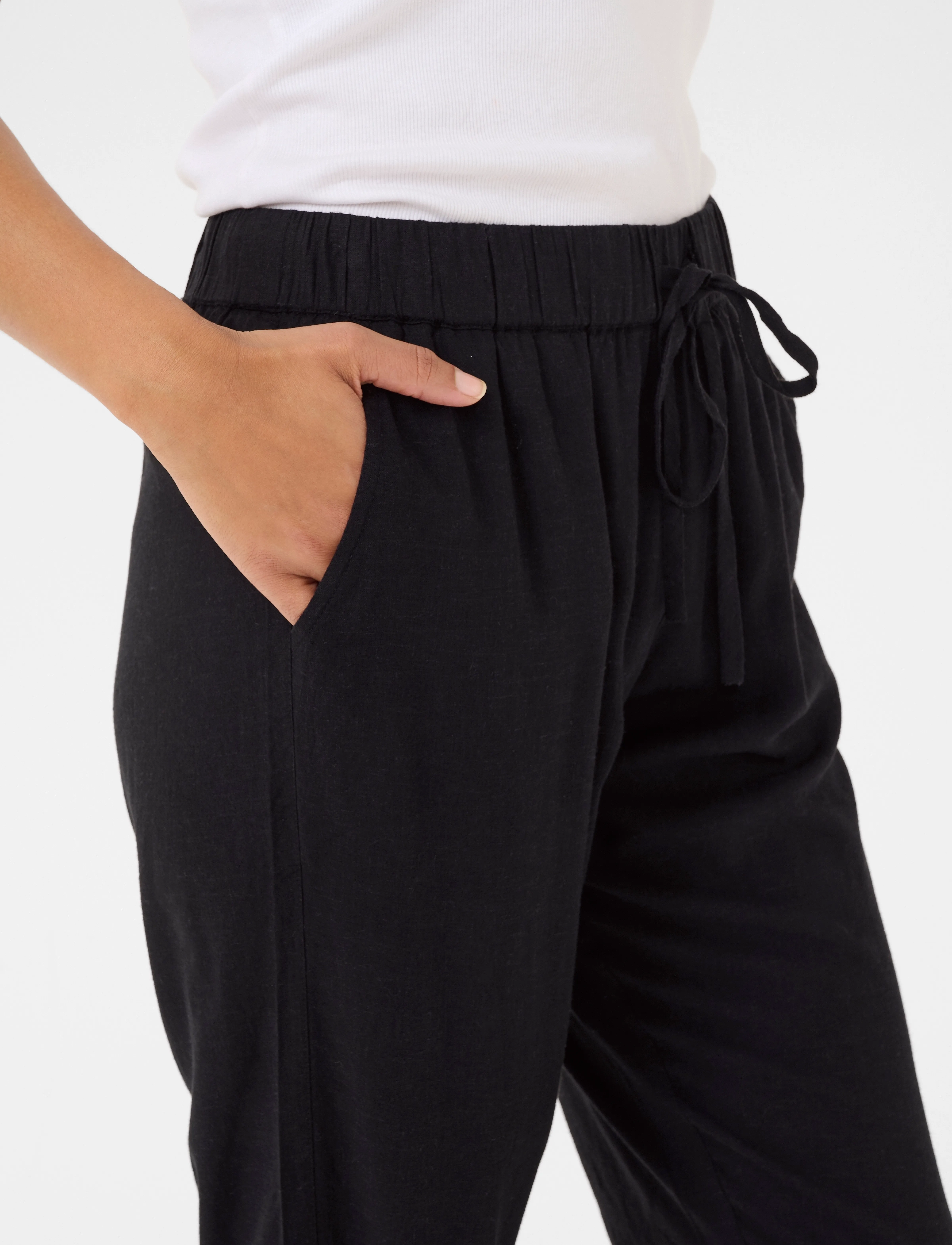 Kaffe - KAmilia Capri Pants - black deep - 5