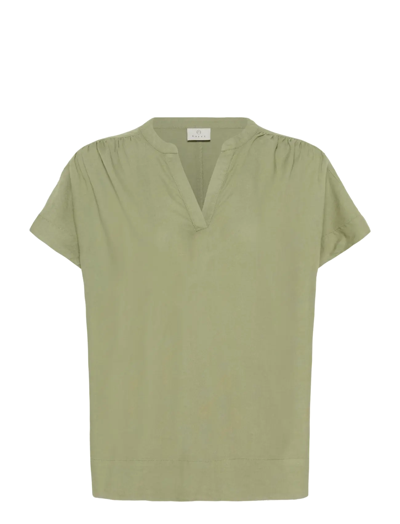 Kaffe KAmilia Wing SL Blouse - Bluser - OIL GREEN / green