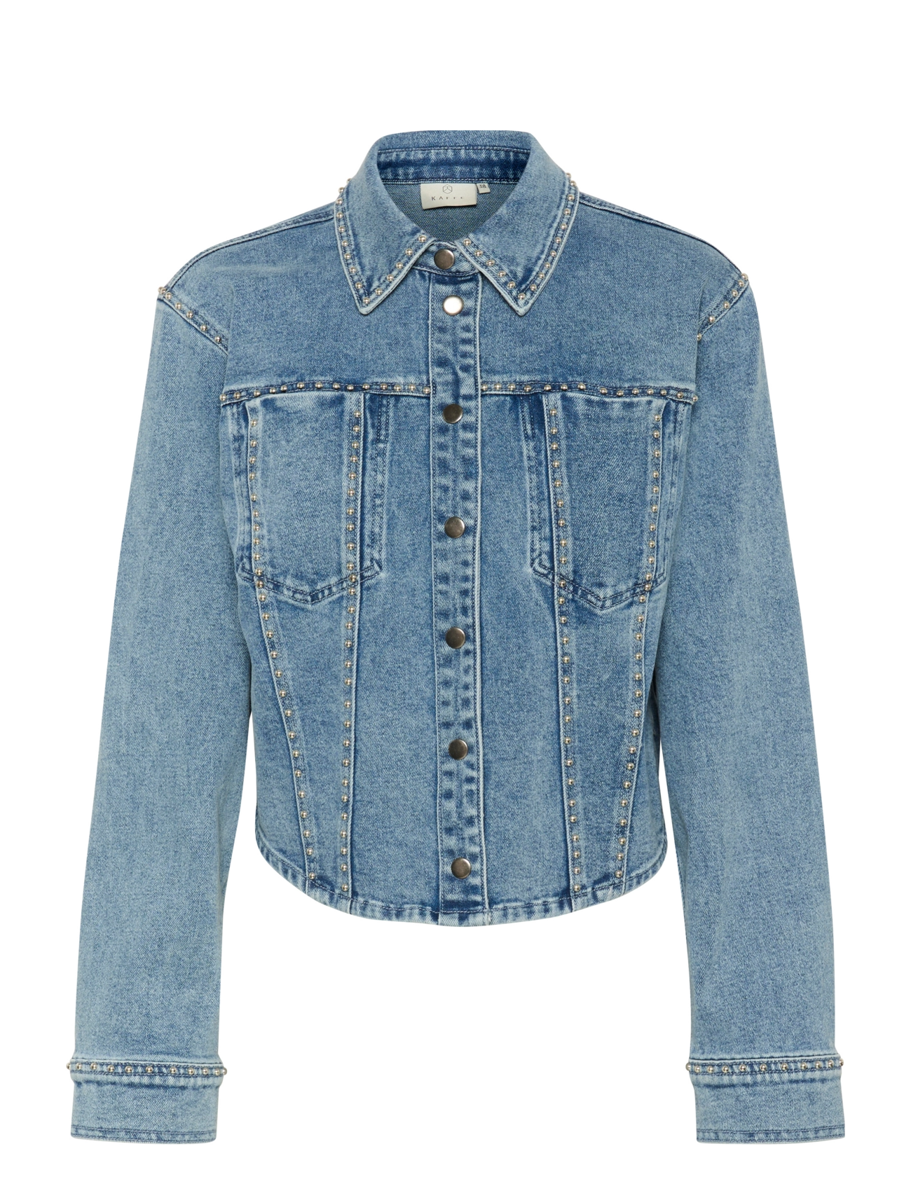 Kaffe KAdorina Denim Shirt - Jakker & Frakker - WASHED BLUE DENIM / blue