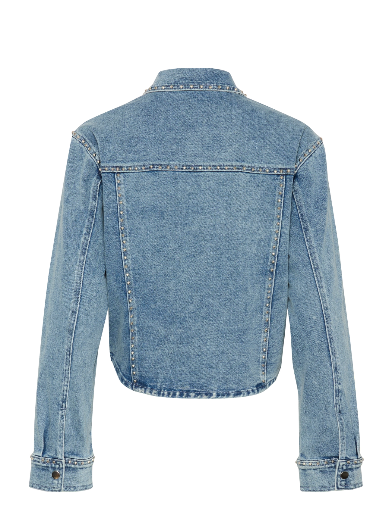 Kaffe - KAdorina Denim Shirt - spring jackets - washed blue denim - 2