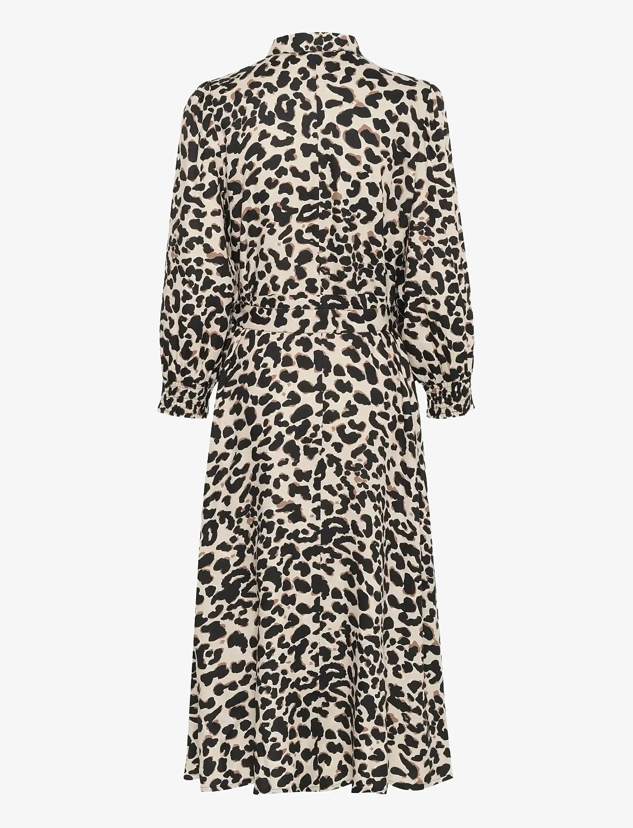 Kaffe - KAemina Dress - skjortekjoler - brown leopard - 2
