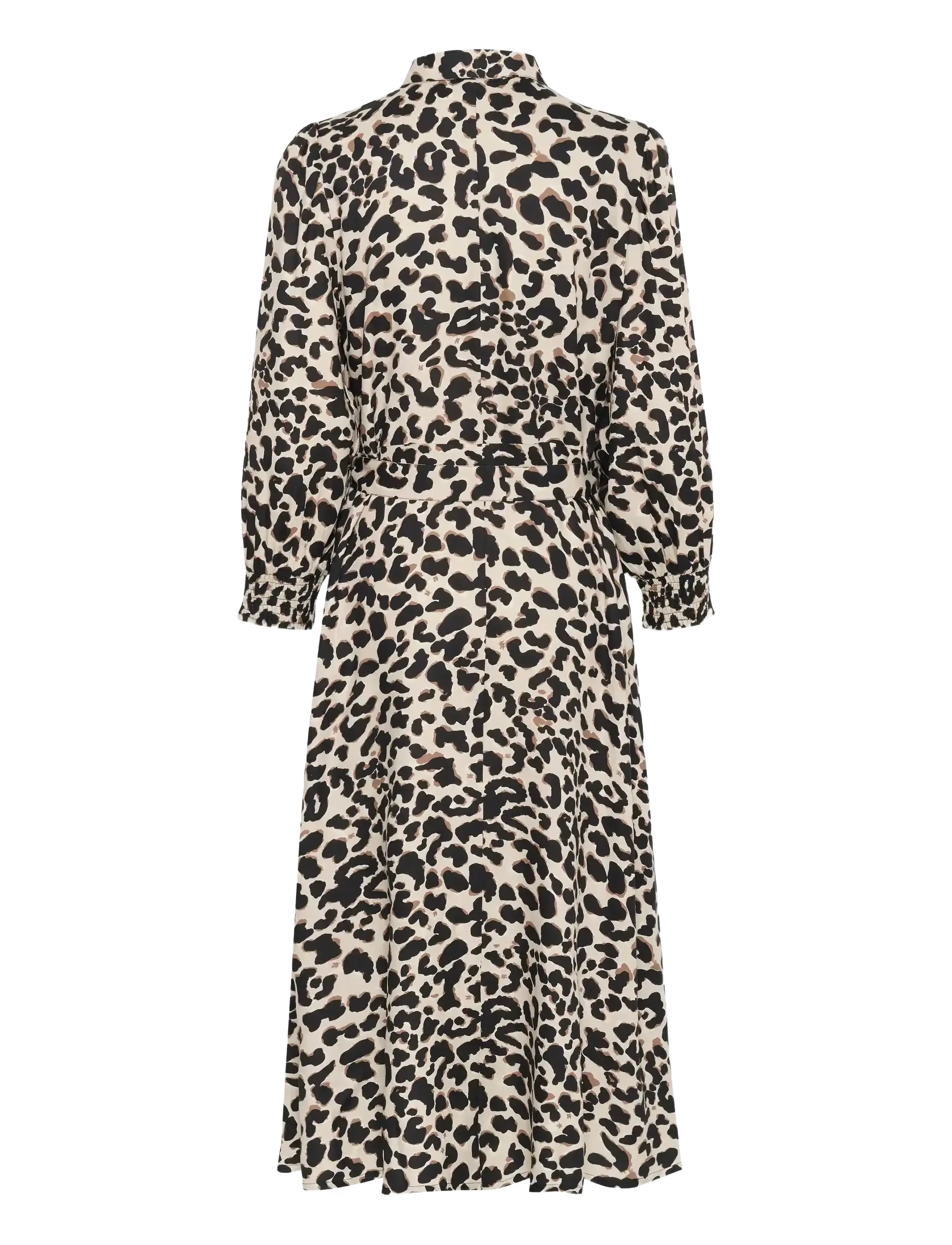 Kaffe - KAemina Dress - skjortekjoler - brown leopard - 2