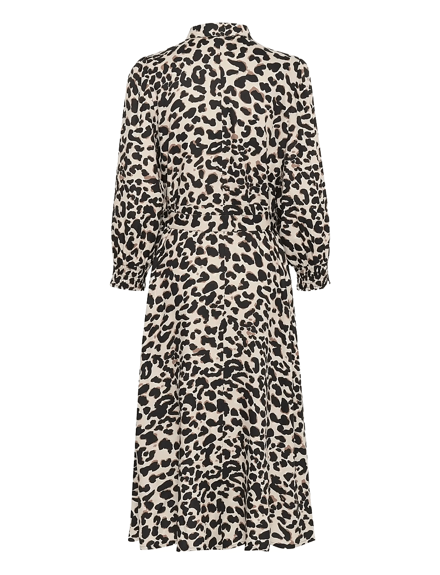 Kaffe - KAemina Dress - hemdkleider - brown leopard - 2