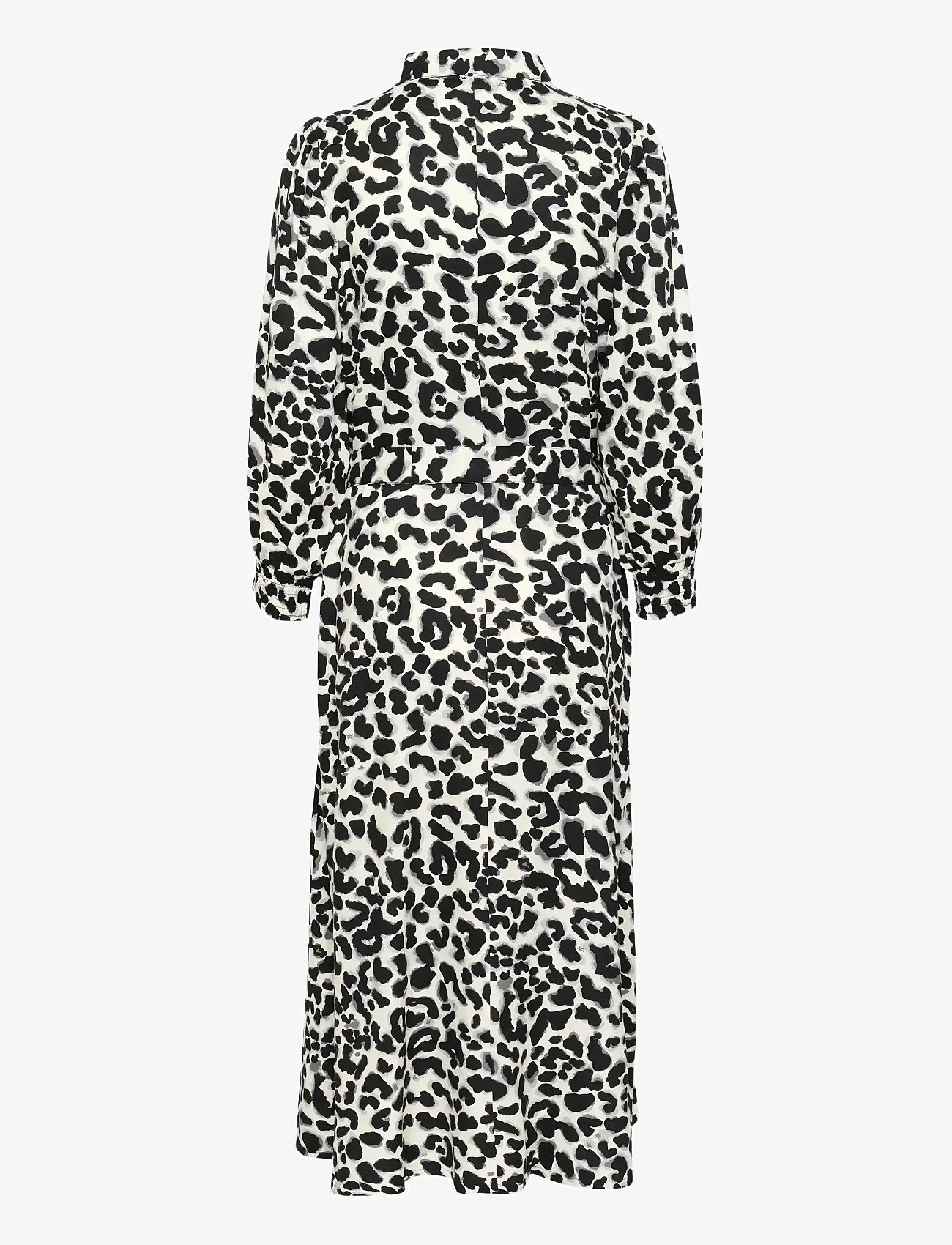Kaffe - KAemina Dress - shirt dresses - grey leopard - 2