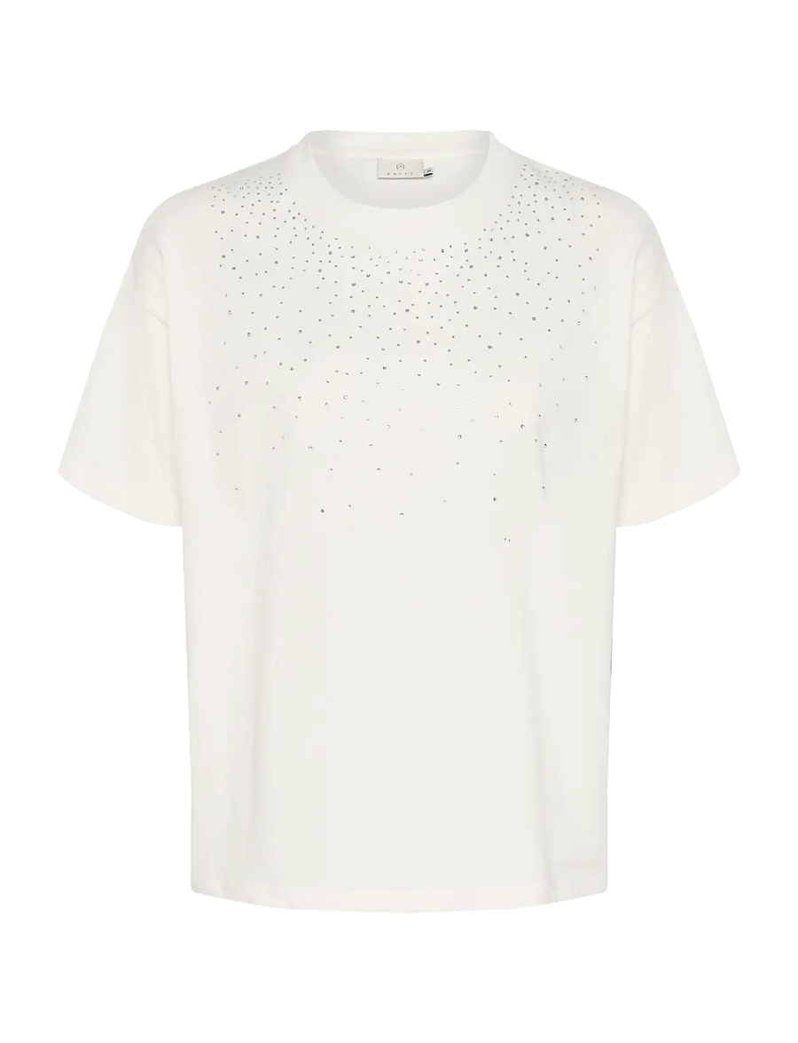 Kaffe - KAberisa T-Shirt - t-shirts - chalk - 1