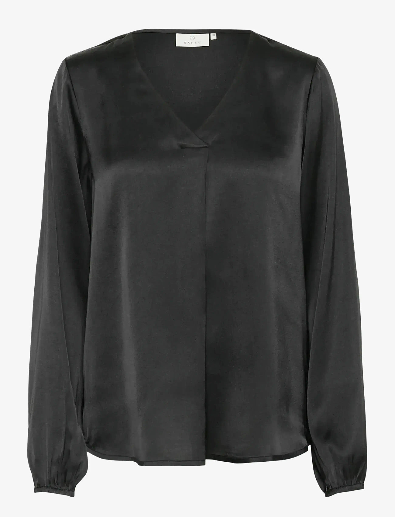 Kaffe - KAlana Blouse - long sleeved blouses - black deep - 1