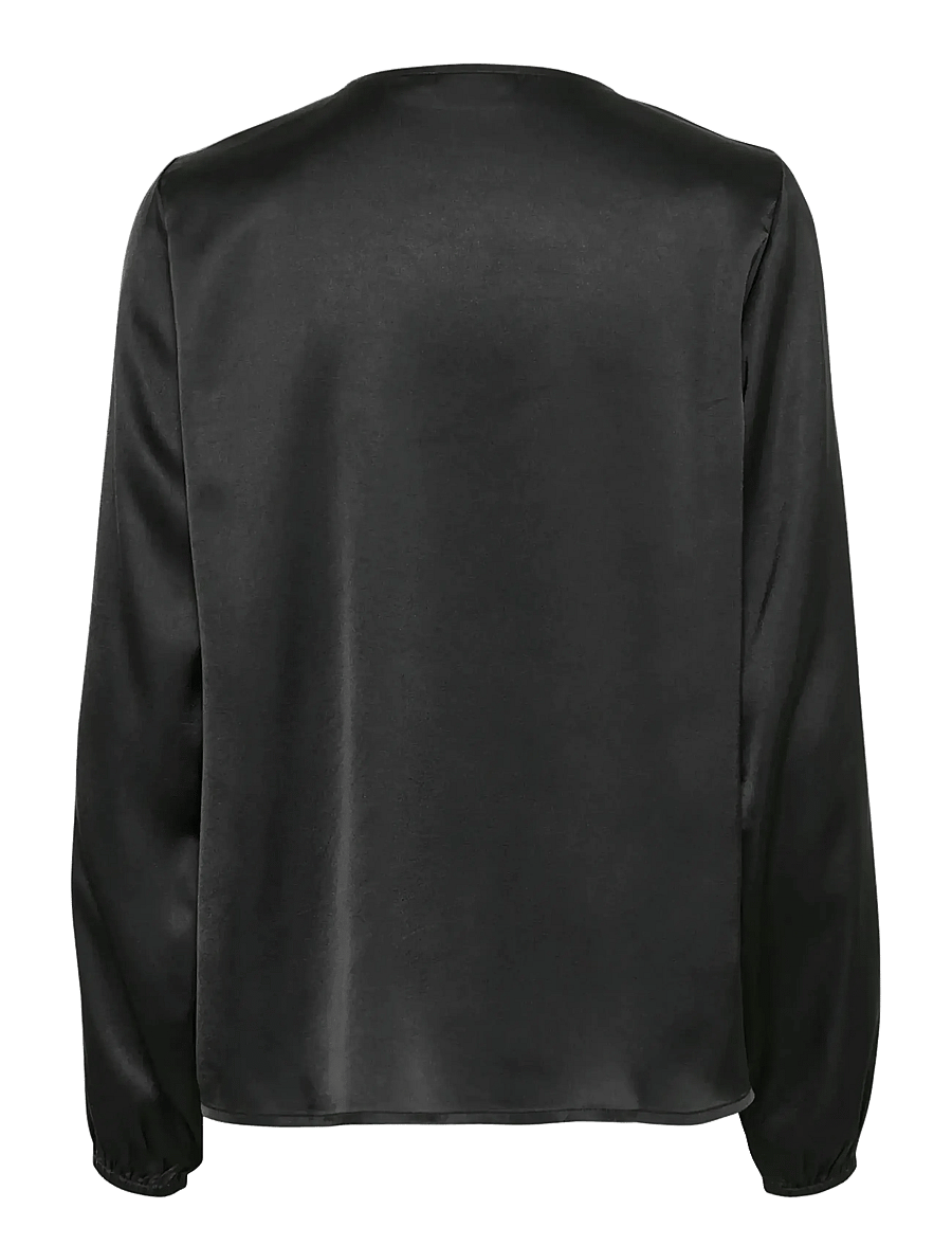 Kaffe - KAlana Blouse - langærmede bluser - black deep - 2