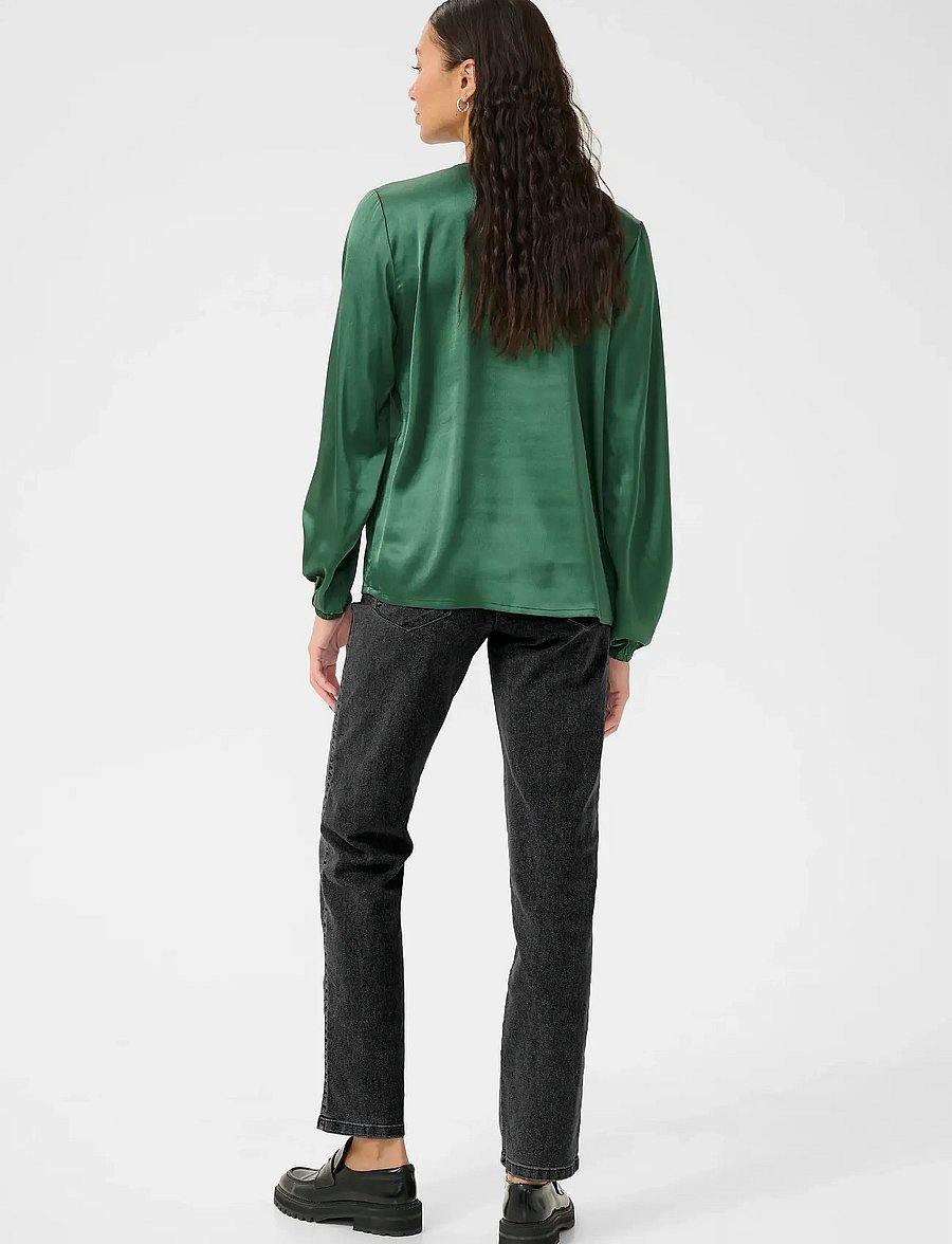Kaffe - KAlana Blouse - langärmelige blusen - garden topiary - 4