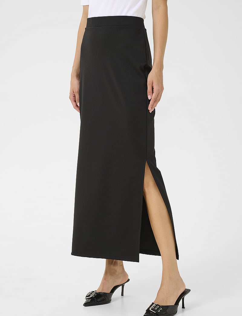 Kaffe - KAjenny Long Skirt - maxi röcke - black deep - 0