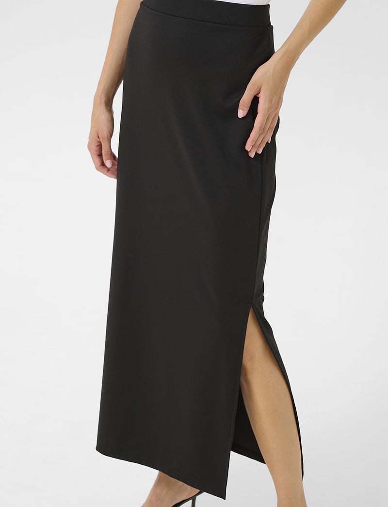 Kaffe - KAjenny Long Skirt - maxi röcke - black deep - 5