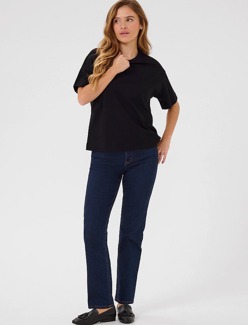 Kaffe - KAtomina T-Shirt - t-shirts - black deep - 3