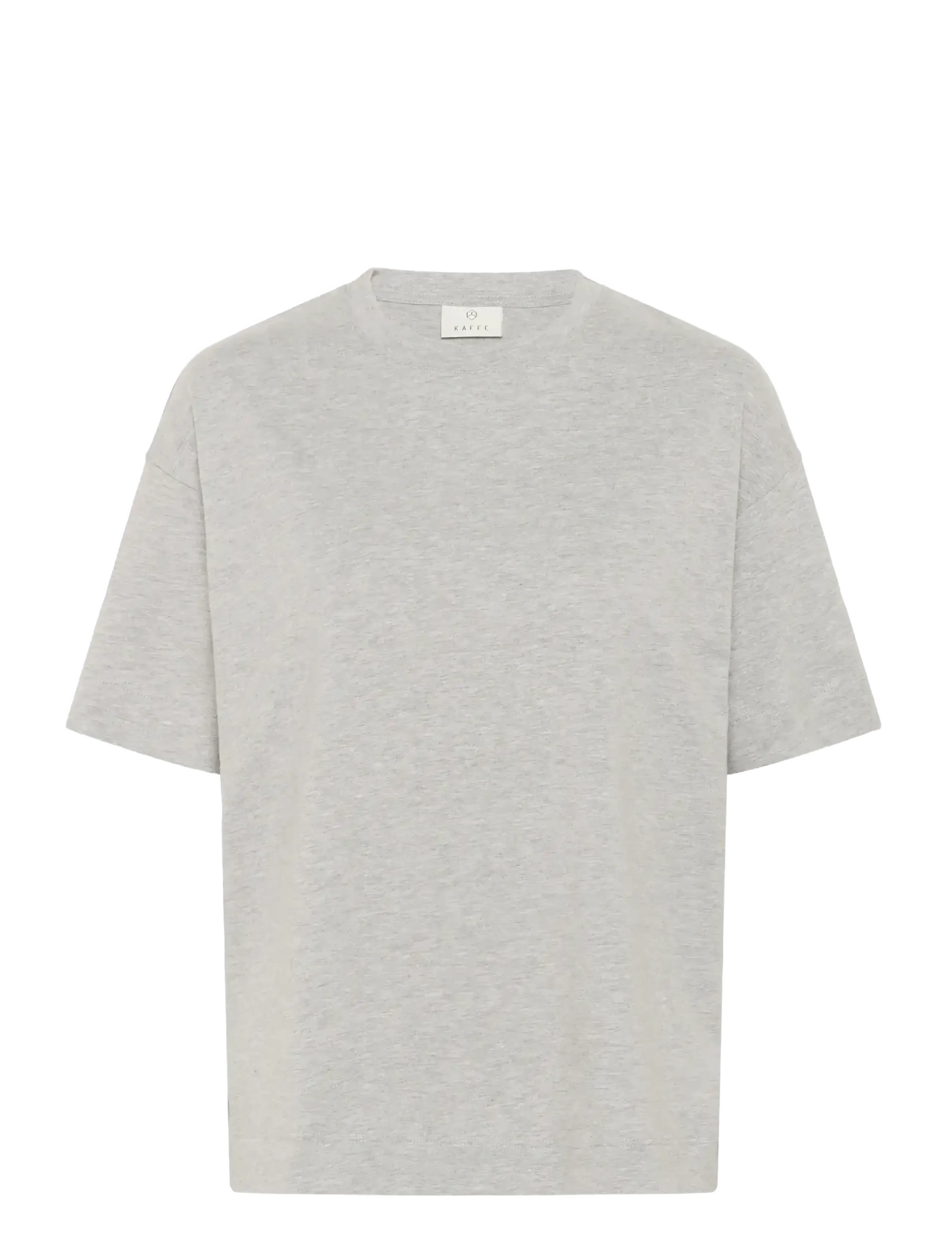 Kaffe KAtomina T-Shirt - Kampagne - GREY MELANGE / grey