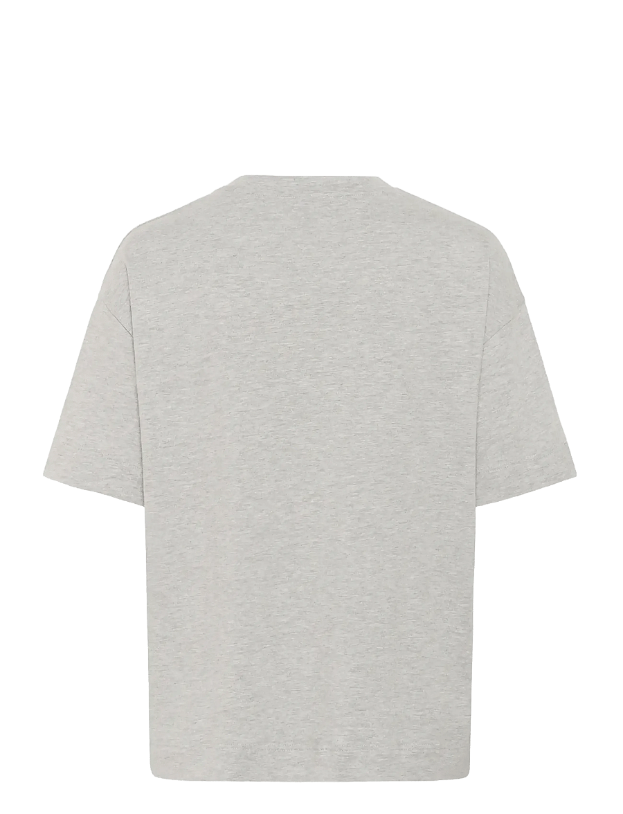 Kaffe - KAtomina T-Shirt - t-shirts - grey melange - 2