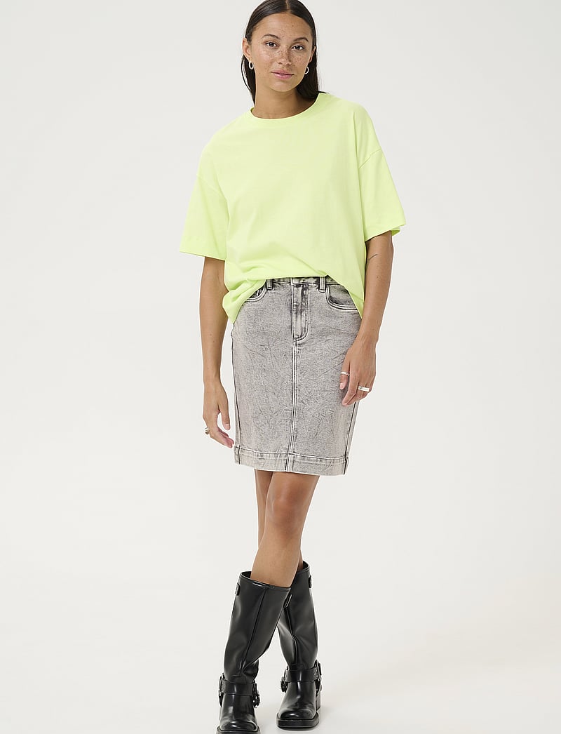 Kaffe - KAtomina T-Shirt - t-shirts - lettuce green - 3