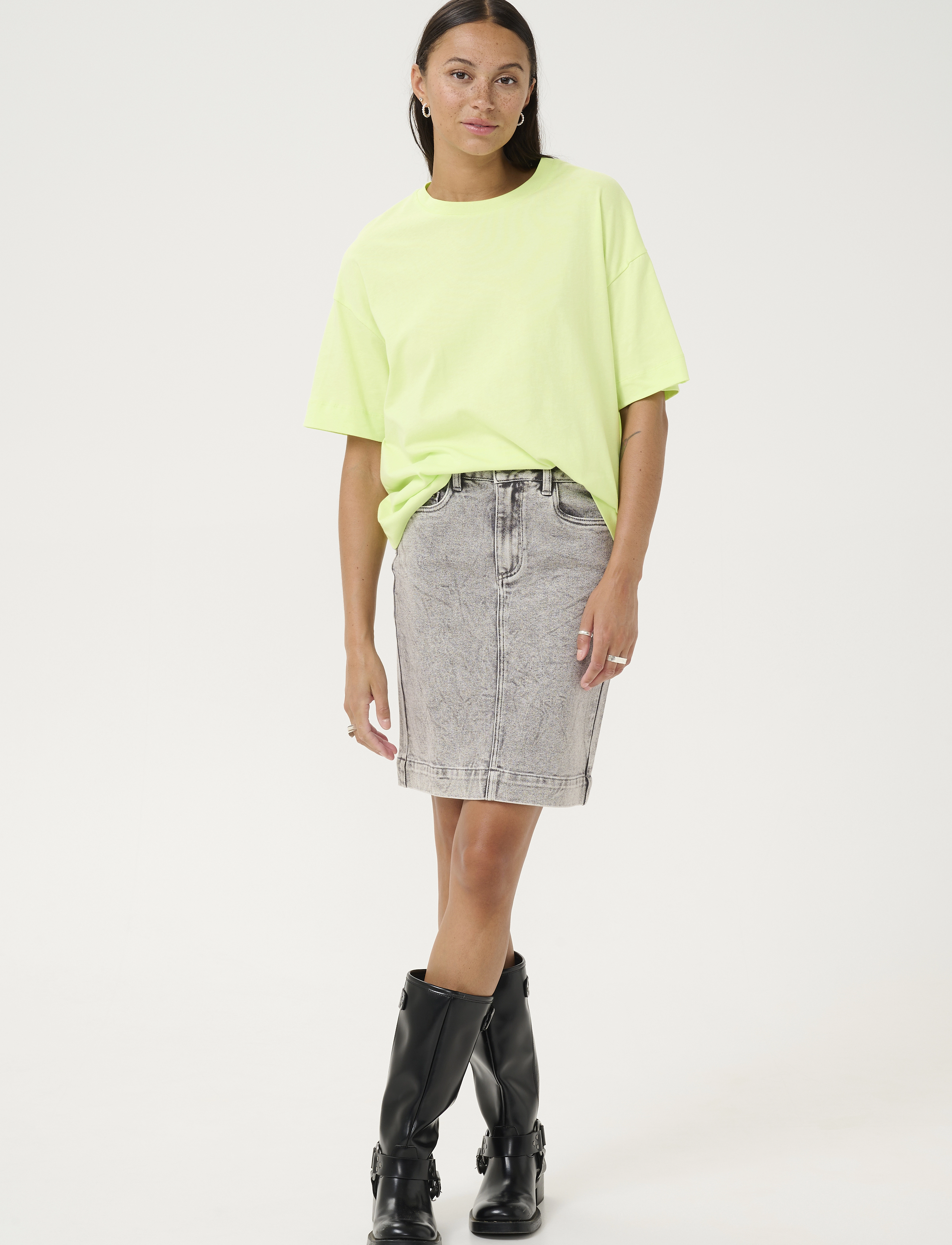 Kaffe - KAtomina T-Shirt - t-shirts - lettuce green - 3