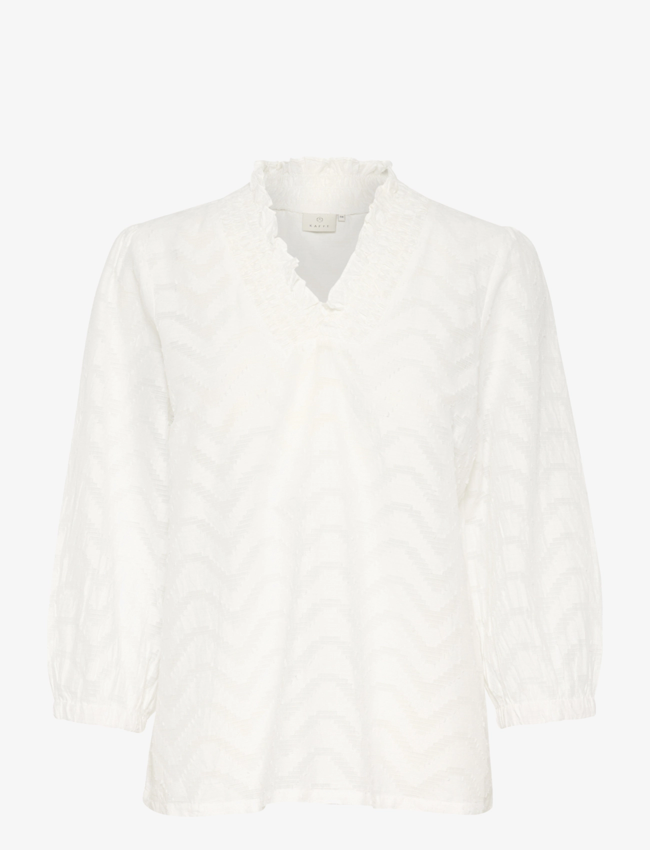 Kaffe KAvictoria Blouse - Bluser - CHALK / white