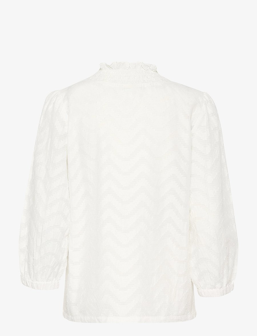 Kaffe - KAvictoria Blouse - blouses met lange mouwen - chalk - 2