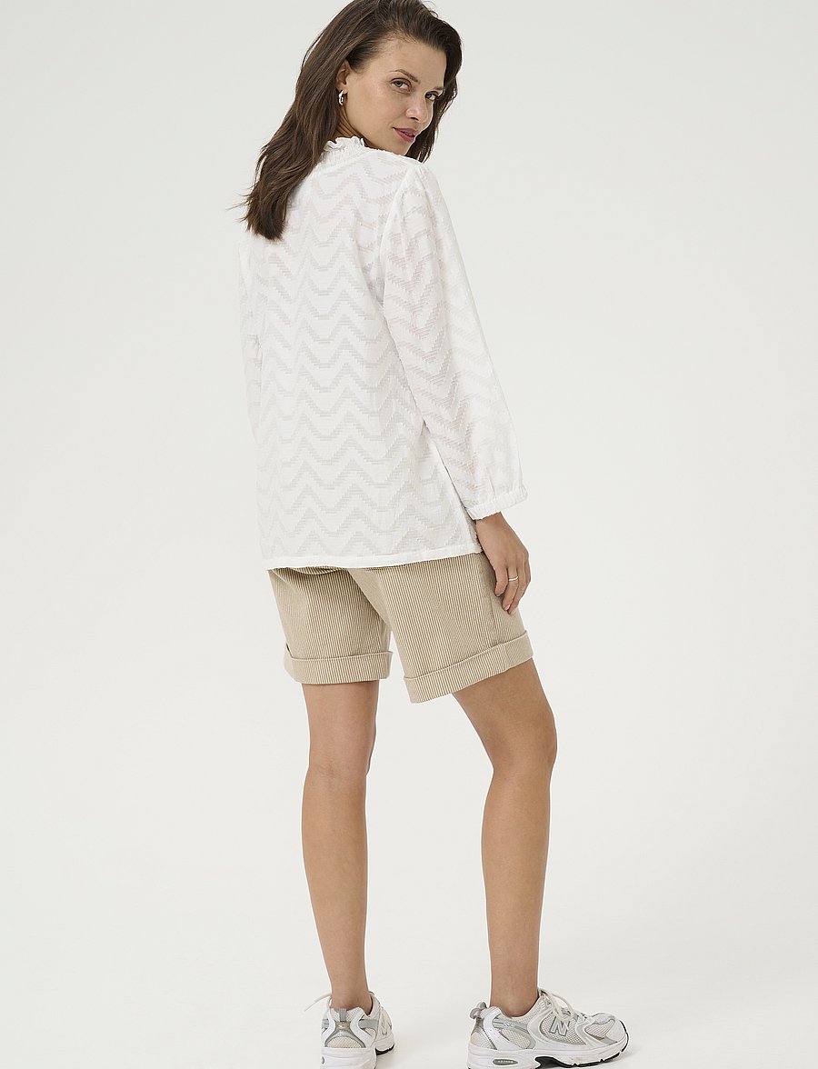 Kaffe - KAvictoria Blouse - blouses met lange mouwen - chalk - 4