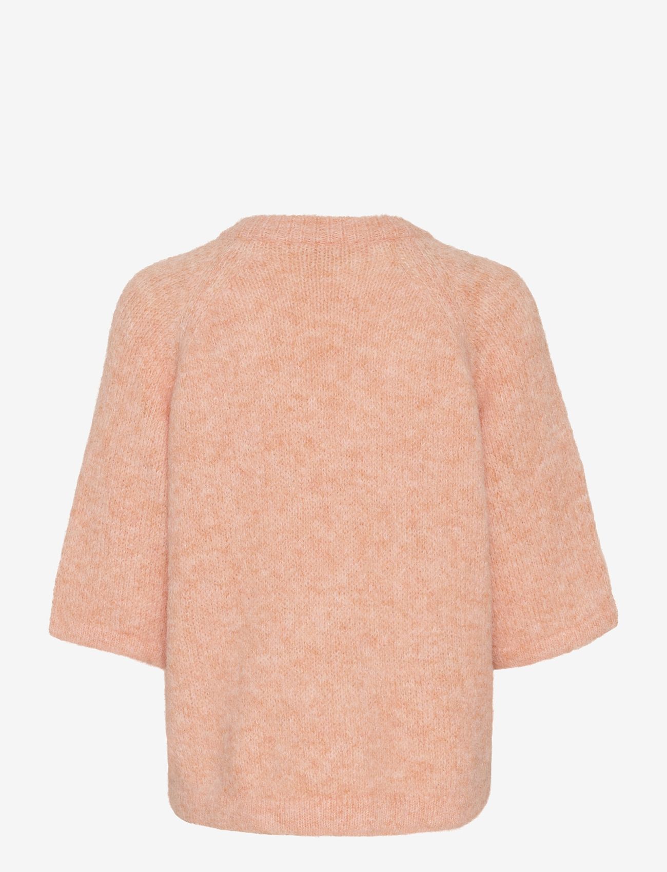 Kaffe - KAemilie V-neck Pullover - stickade tröjor - peach nectar - 2