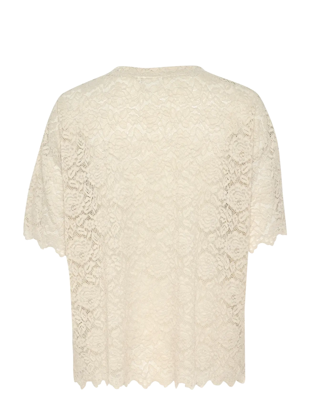 Kaffe - KAjaiden Lace T-Shirt - moonstruck - 2