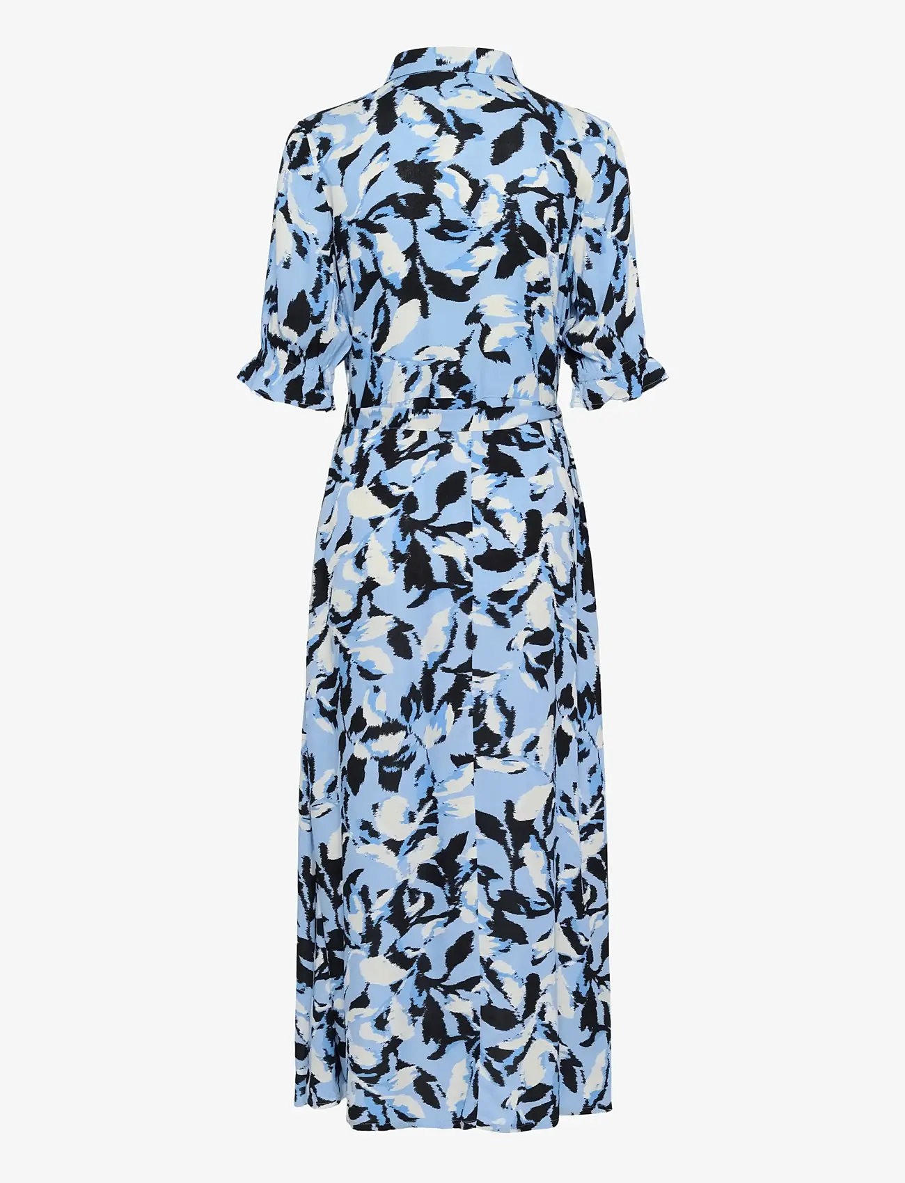 Kaffe - KAmira Plain Weave Dress Printed - blue flower print - 2