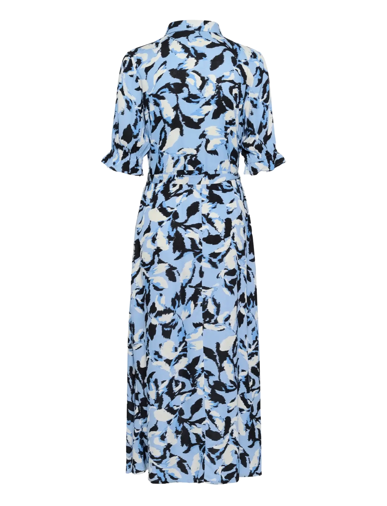 Kaffe - KAmira Plain Weave Dress Printed - blue flower print - 2