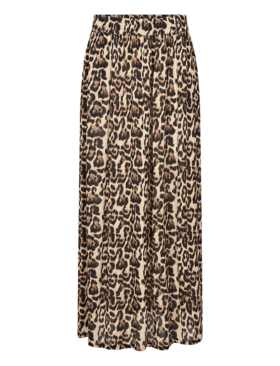 Kaffe - KAedita Amber Skirt - maxi röcke - naturel leopard print - 1