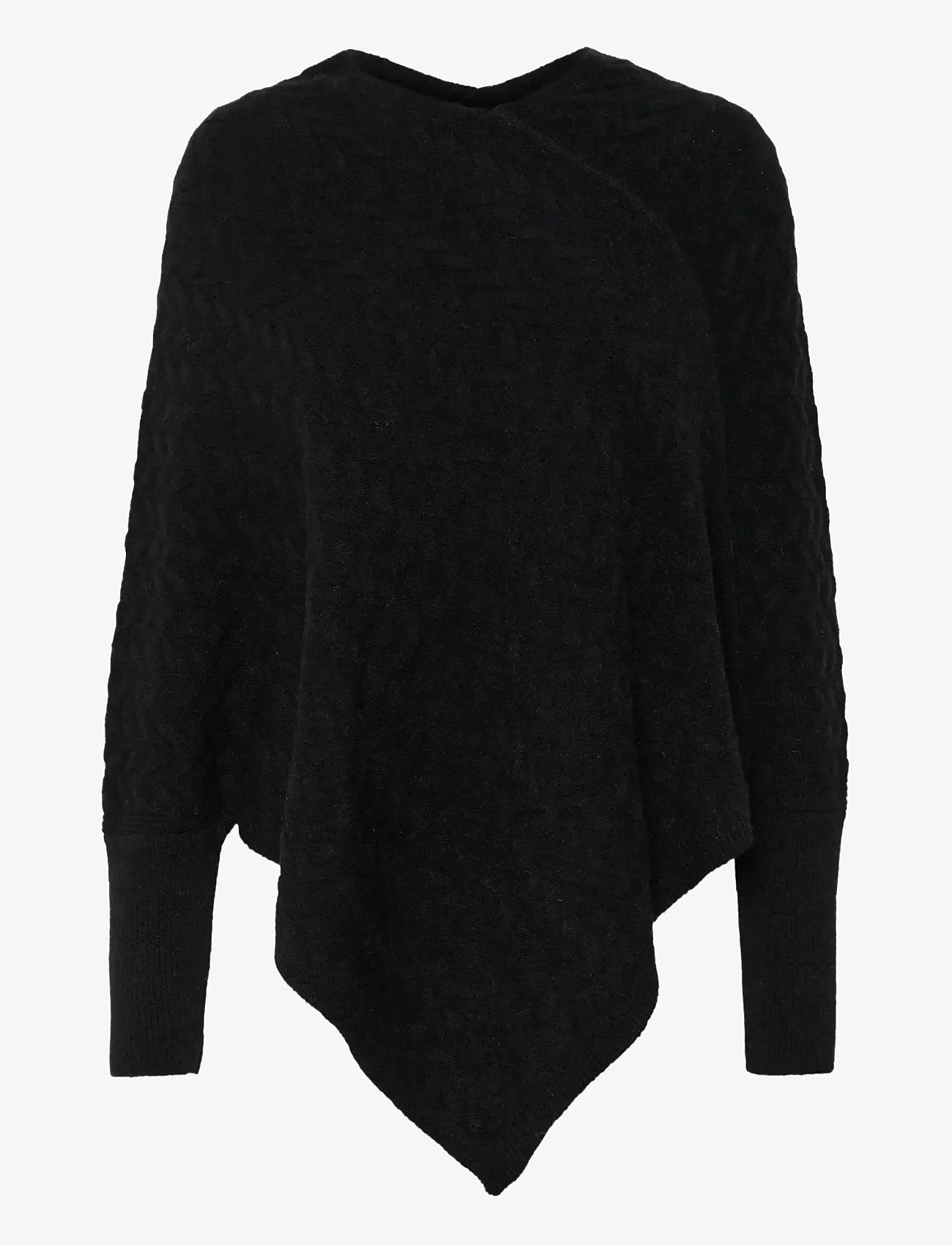 Kaffe - KAvinnie Poncho - laveste priser - black deep - 1
