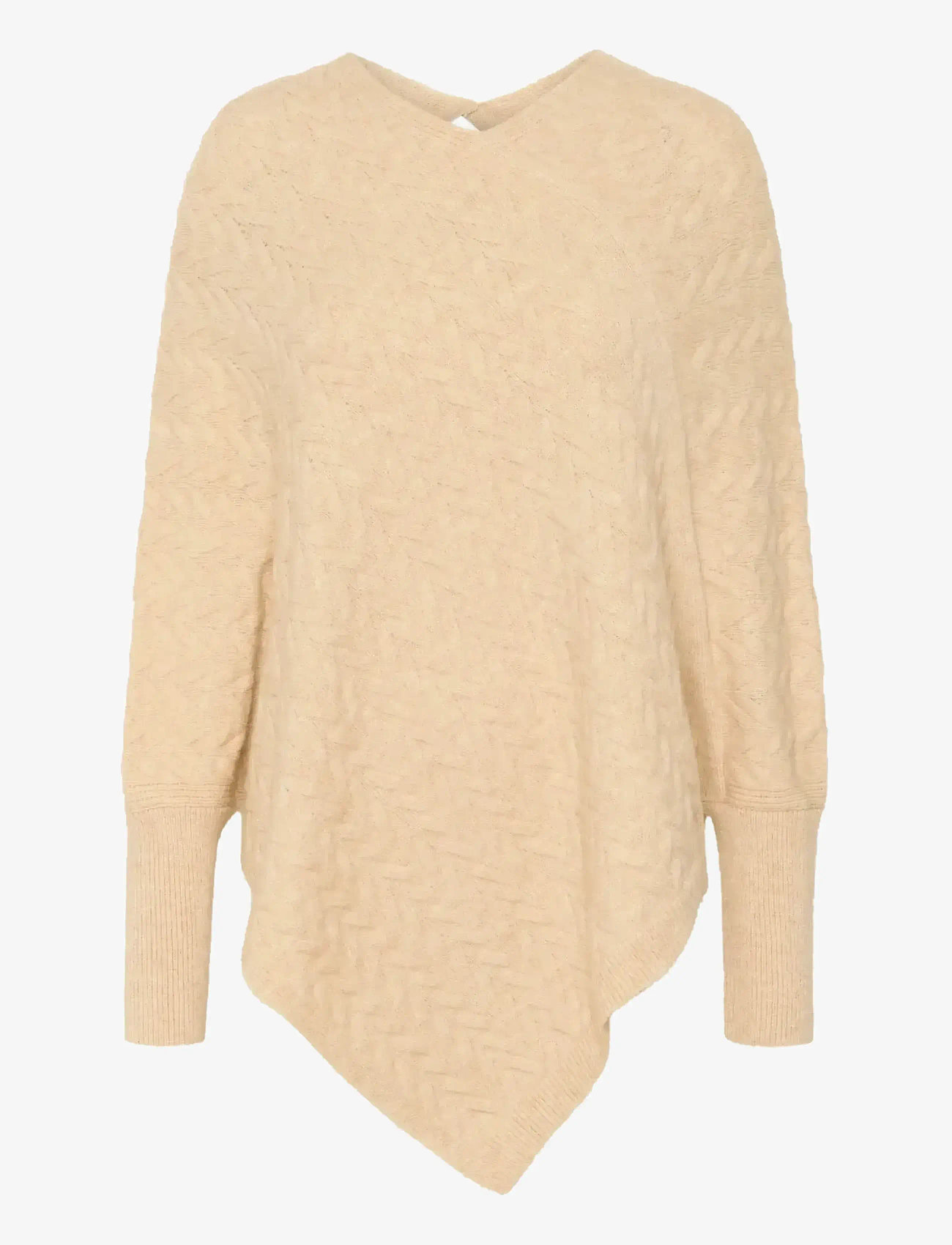 Kaffe - KAvinnie Poncho - ponchos & capes - sand dollar melange - 0