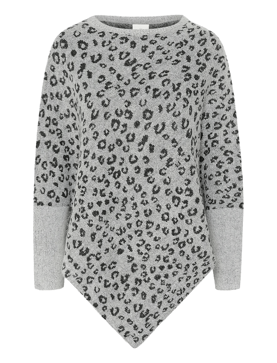 Kaffe - KAmolly Poncho - ponchoer & kapper - grey melange - 1