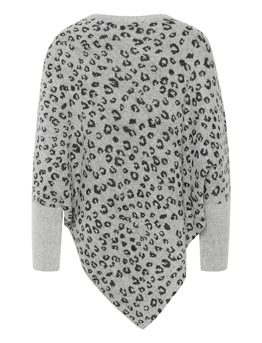 Kaffe - KAmolly Poncho - ponchoer & kapper - grey melange - 2