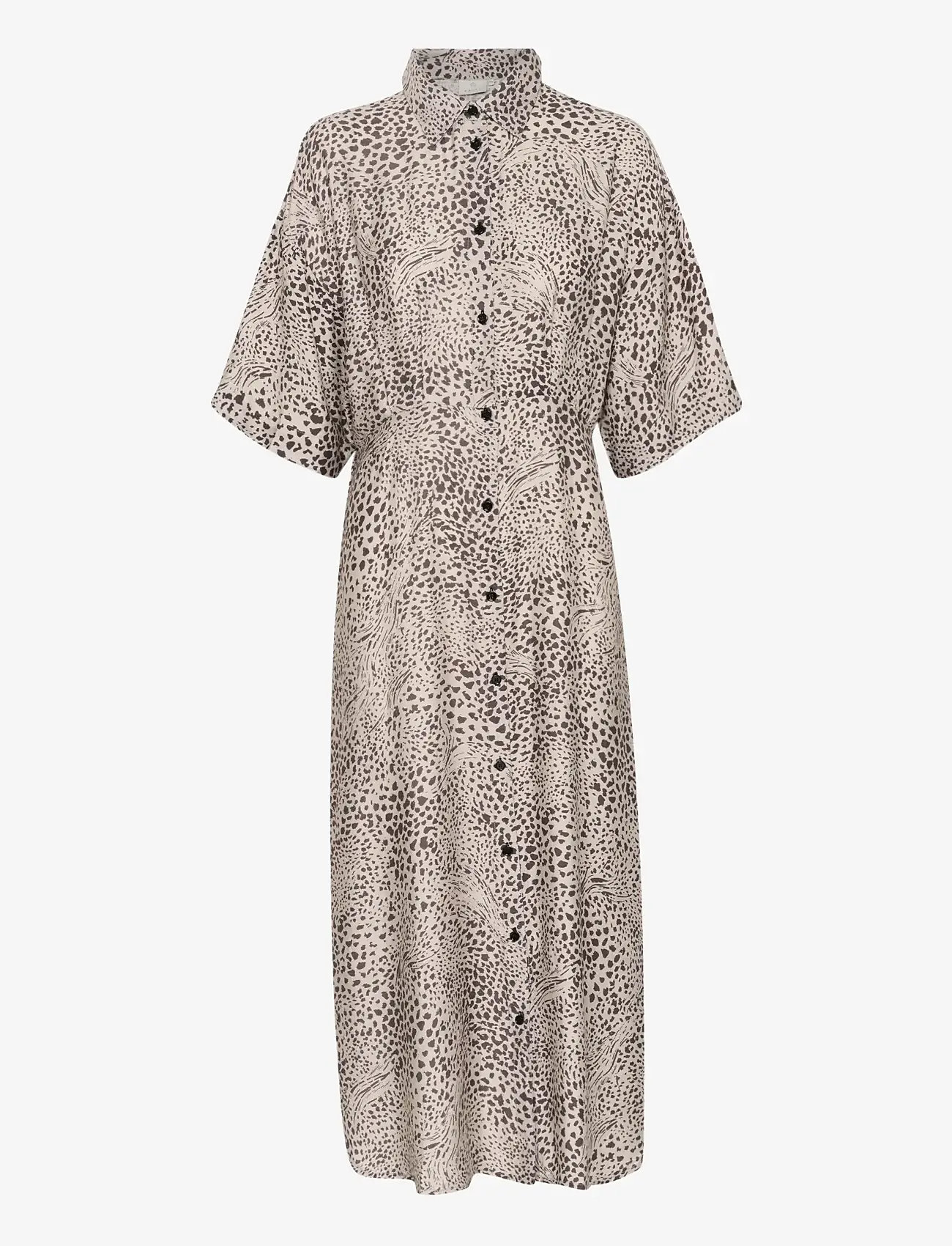 Kaffe - KAdebra Shirt Dress - hemdkleider - abstract leopard - 1