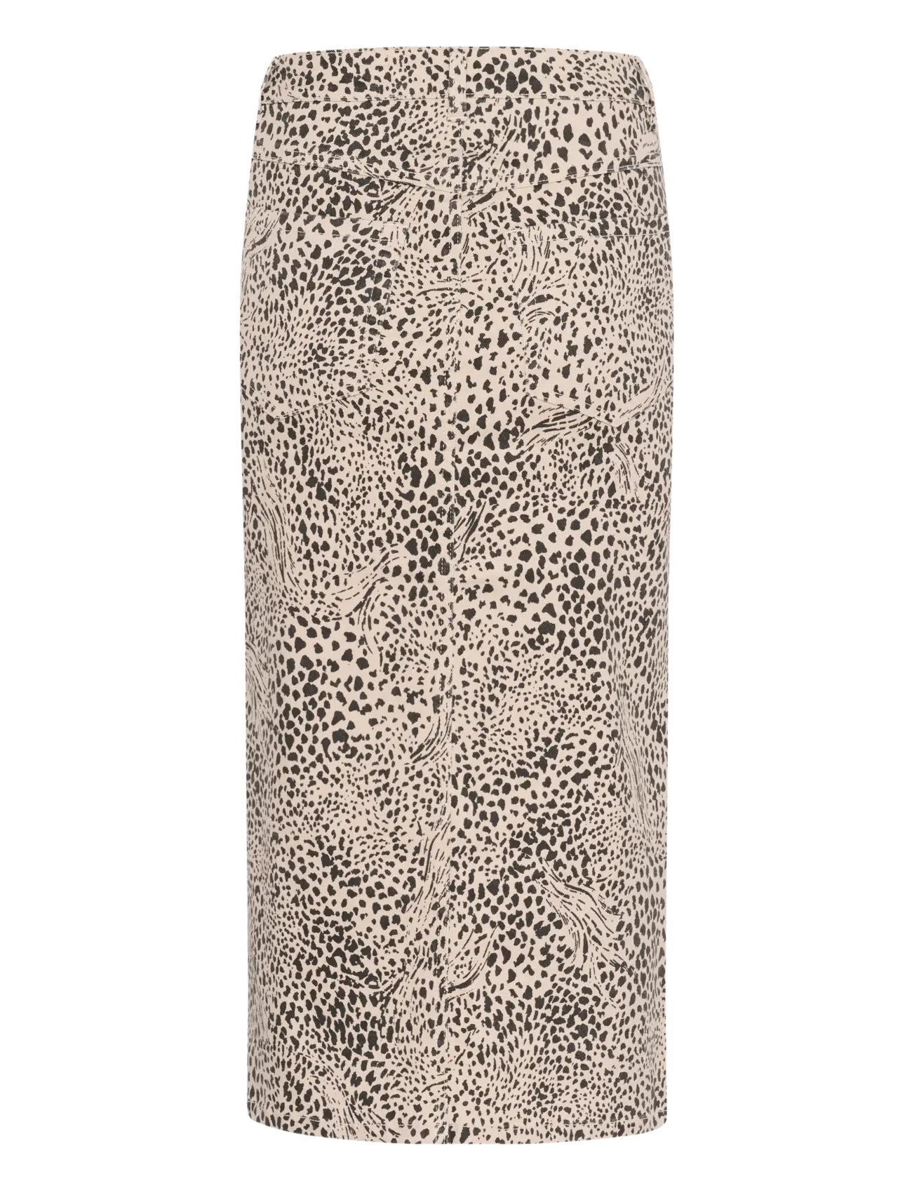 Kaffe - KAlisa Skirt - midiskjørt - abstract leopard - 2