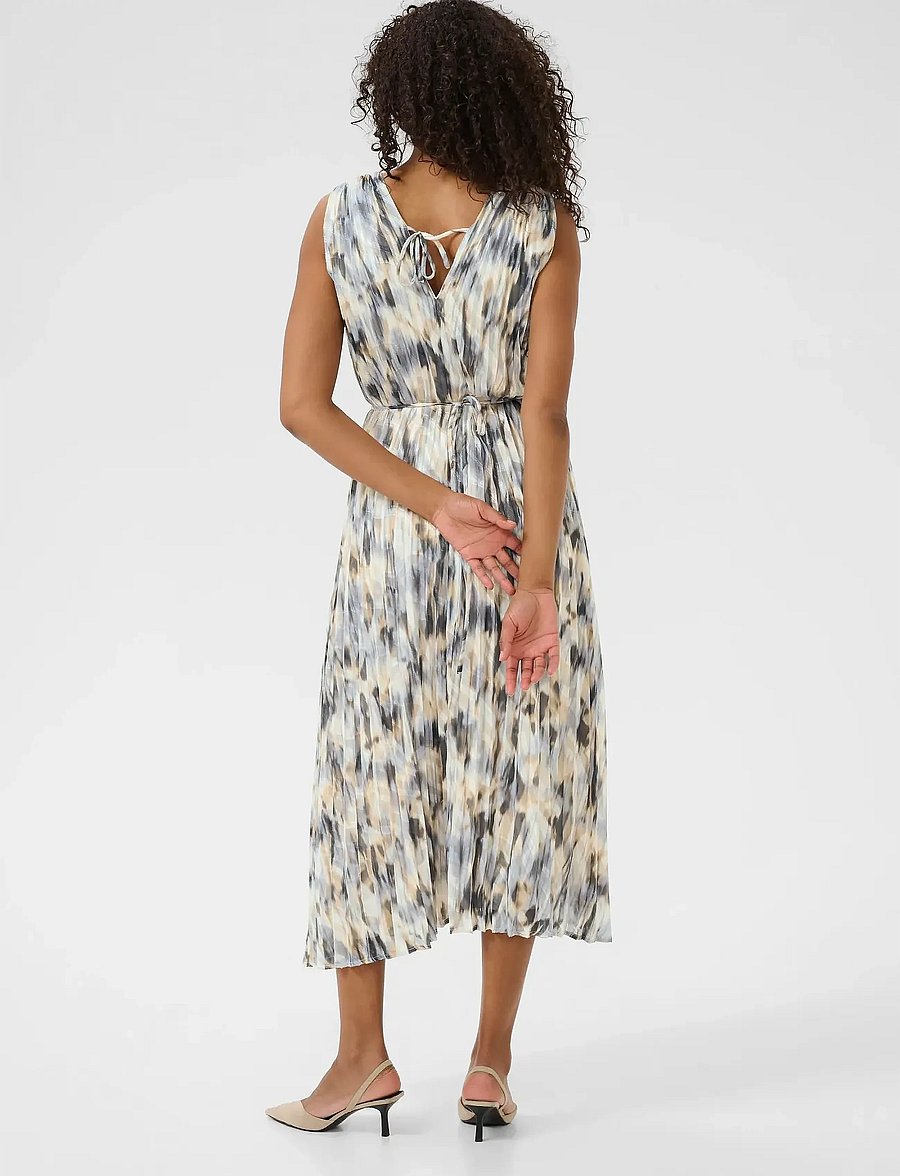 Kaffe - KAvicki Dress - sommerkleider - grey graphic blur print - 3