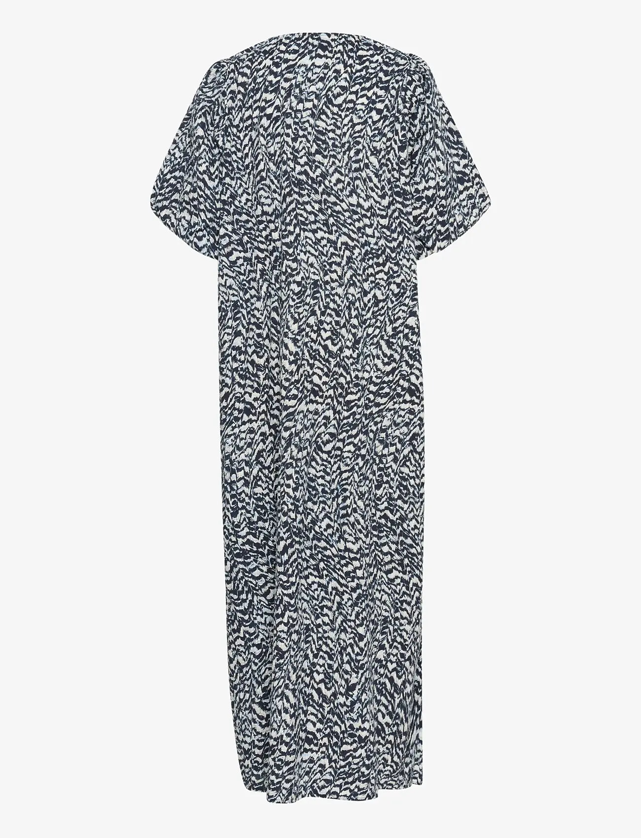 Kaffe - KAruffalo Dress - sommerkleider - blue / white graphic print - 2