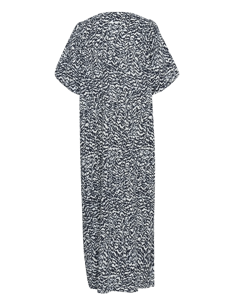 Kaffe - KAruffalo Dress - sommerkleider - blue / white graphic print - 2