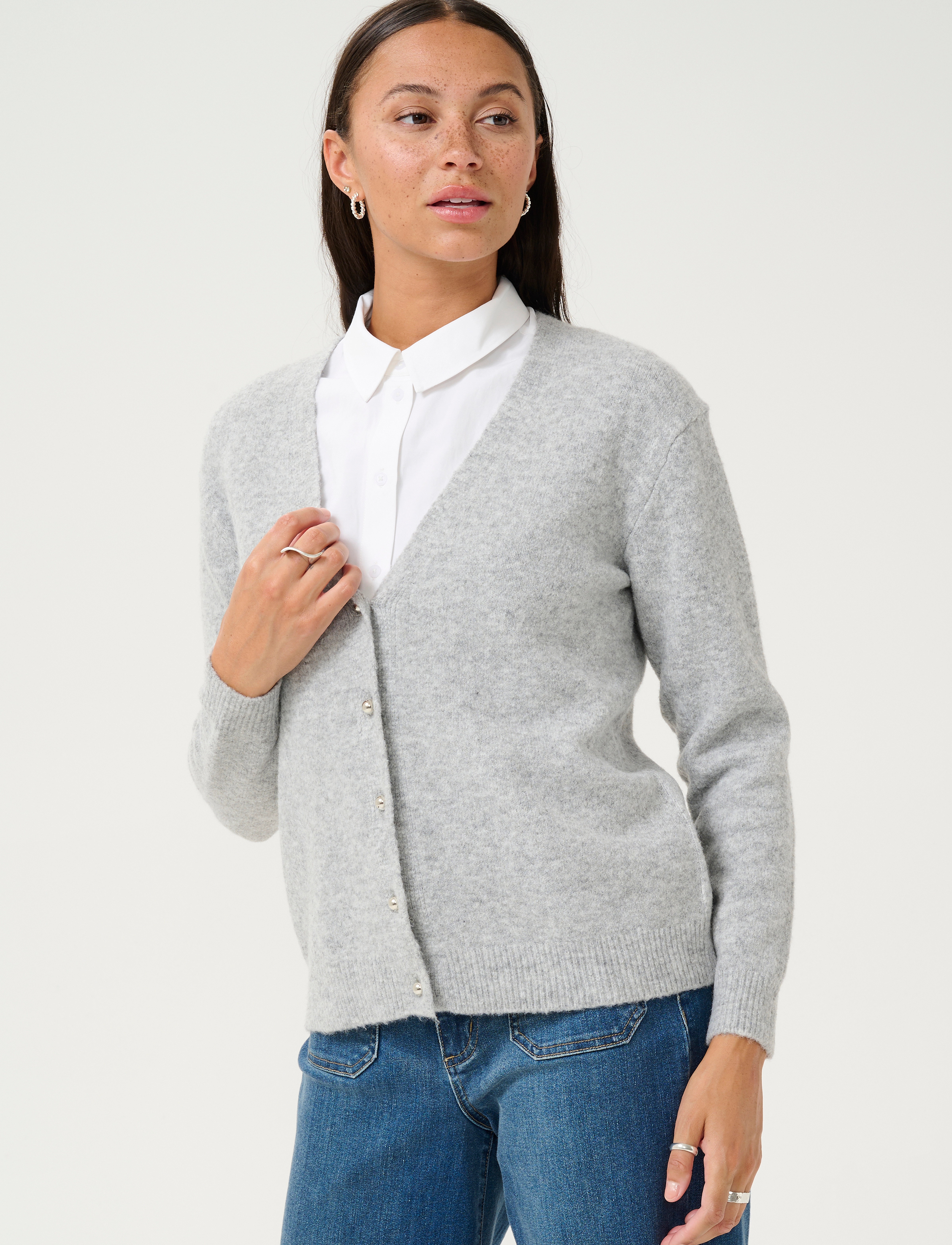 Kaffe - KAbine Collar - chalk - 4