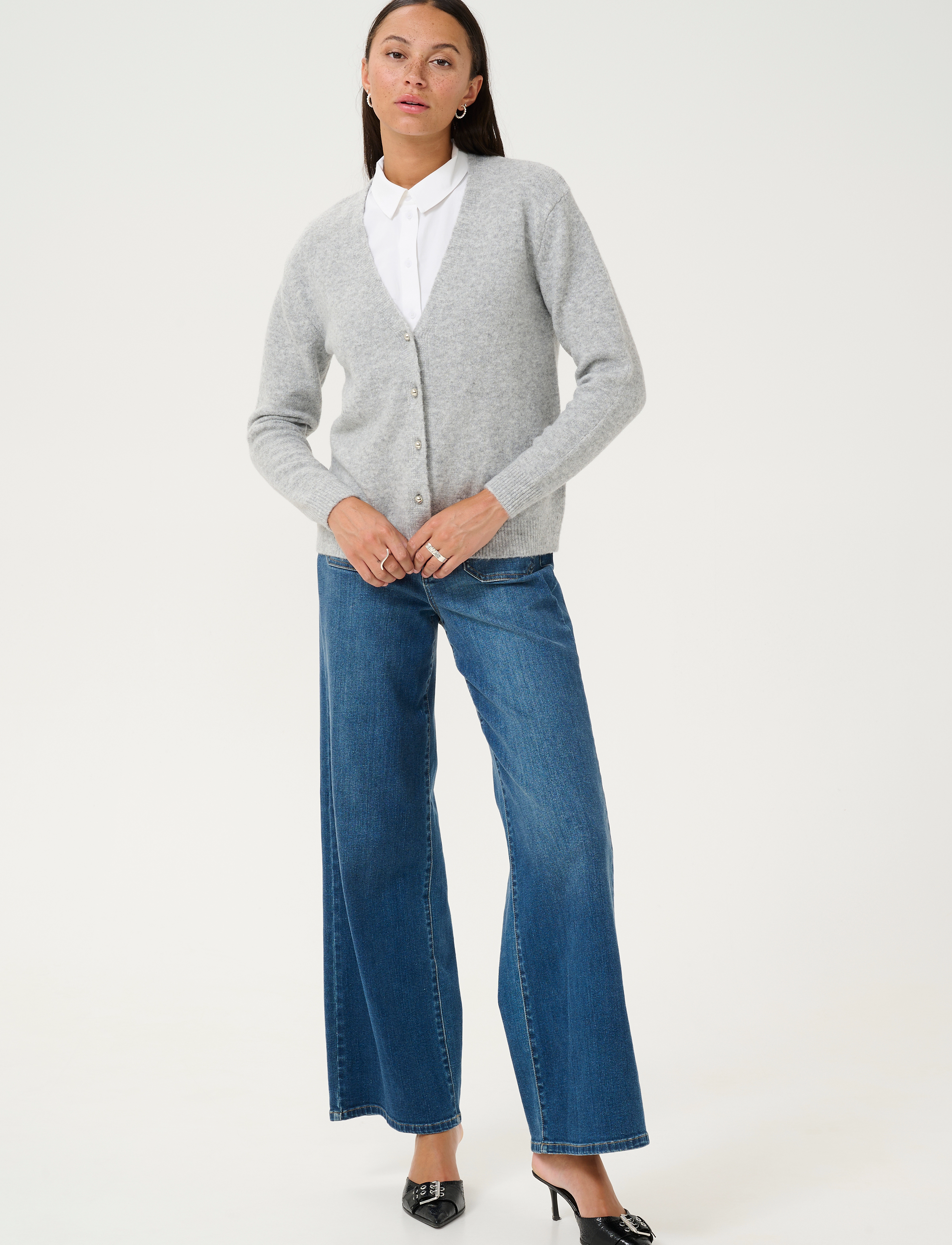 Kaffe - KAbine Collar - chalk - 5