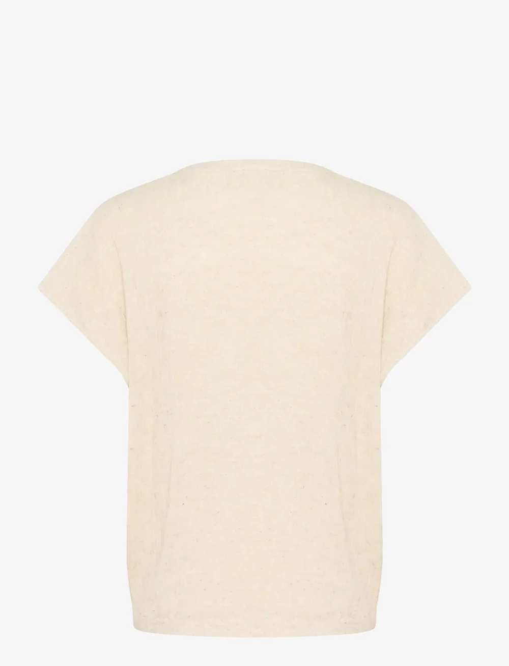 Kaffe - KAgitte Blouse - lühikeste varrukatega pluusid - feather gray melange - 2