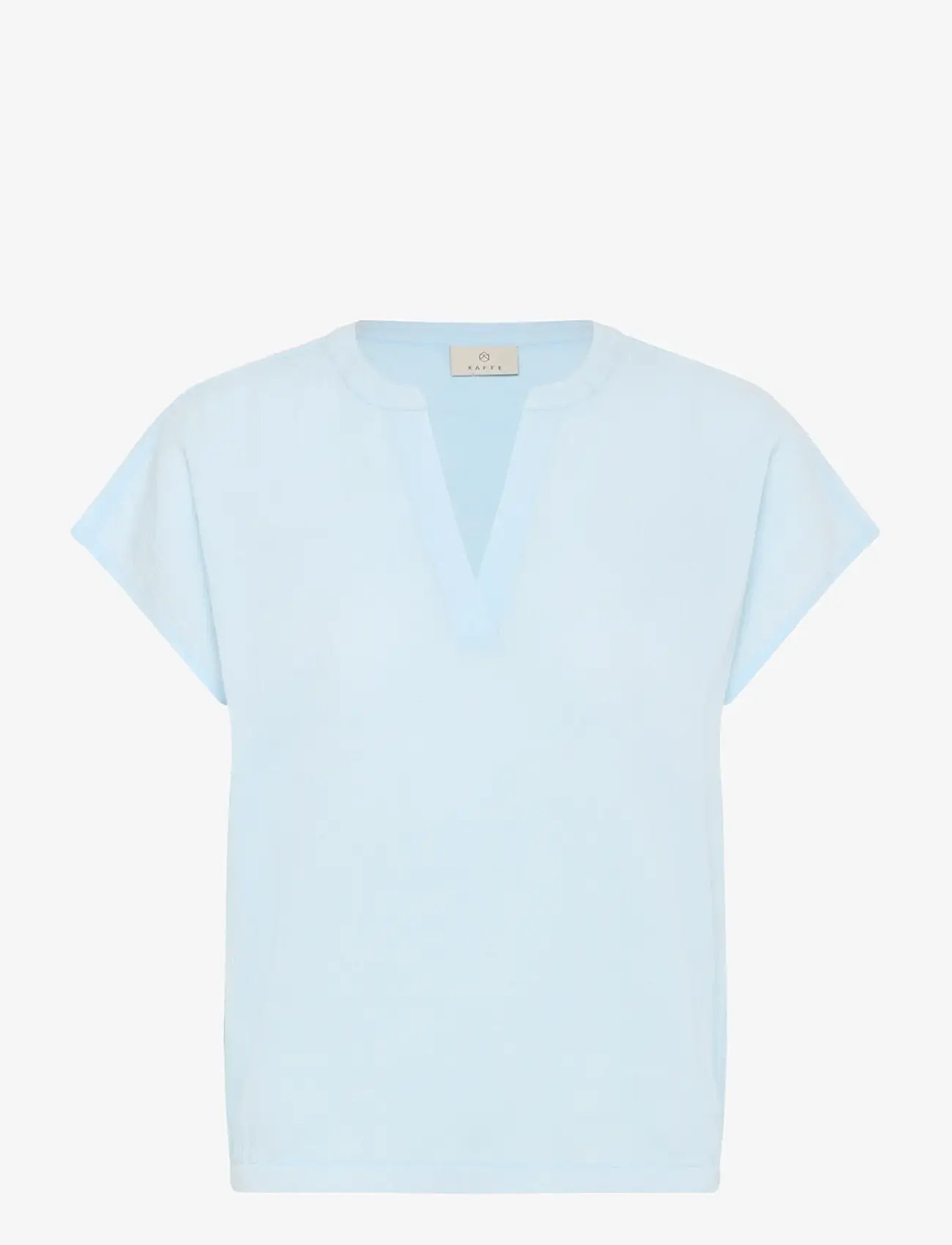 Kaffe - KAgitte Blouse - lühikeste varrukatega pluusid - nantucket breeze - 0