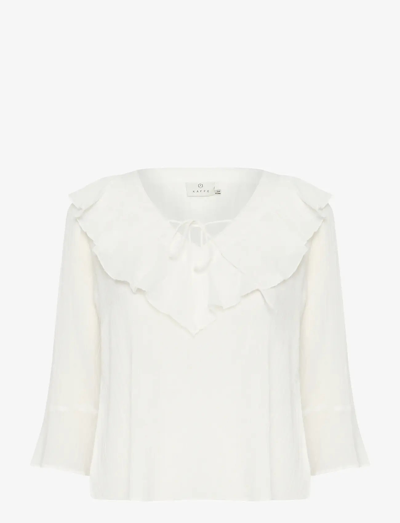 Kaffe - KAjohanna Blouse - langärmlige blusen - chalk - 1