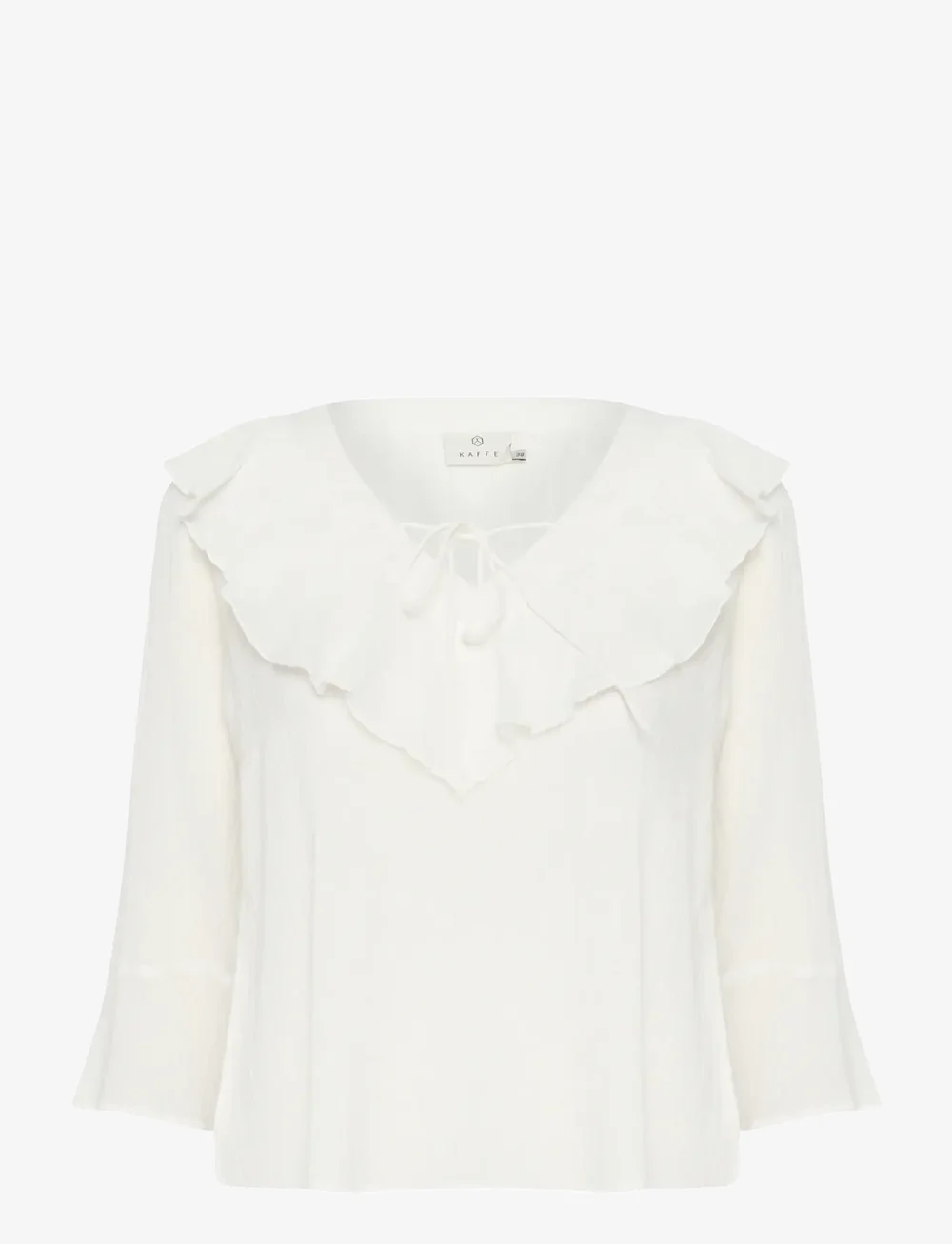 Kaffe - KAjohanna Blouse - langärmlige blusen - chalk - 1