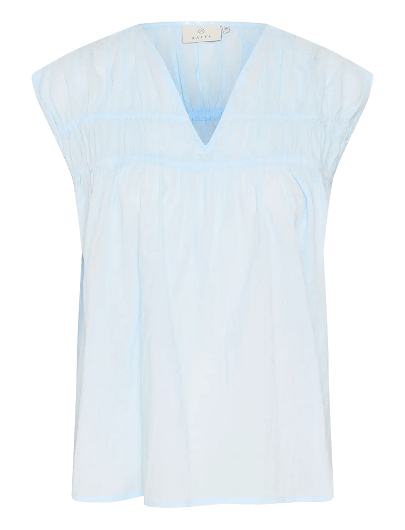 Kaffe - KAthua Blouse - Ärmlösa blusar - nantucket breeze - 1