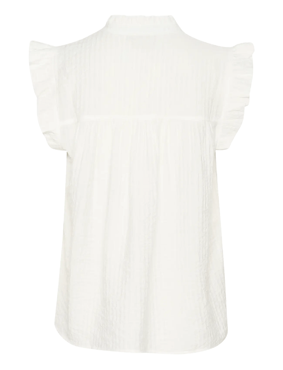 Kaffe - KAliany Via Blouse - Ärmellose blusen - chalk - 2