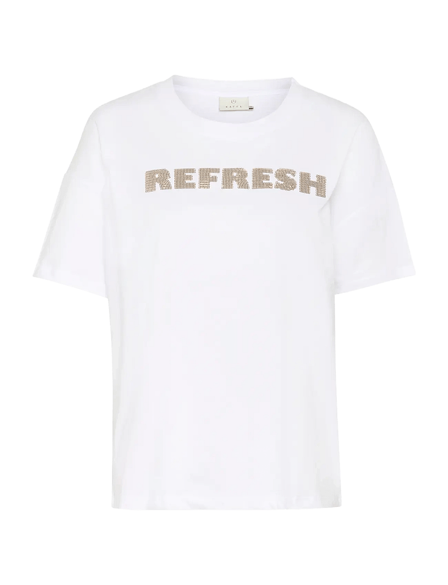 Kaffe - KAlunda T-Shirt - t-shirts - optical white - 1
