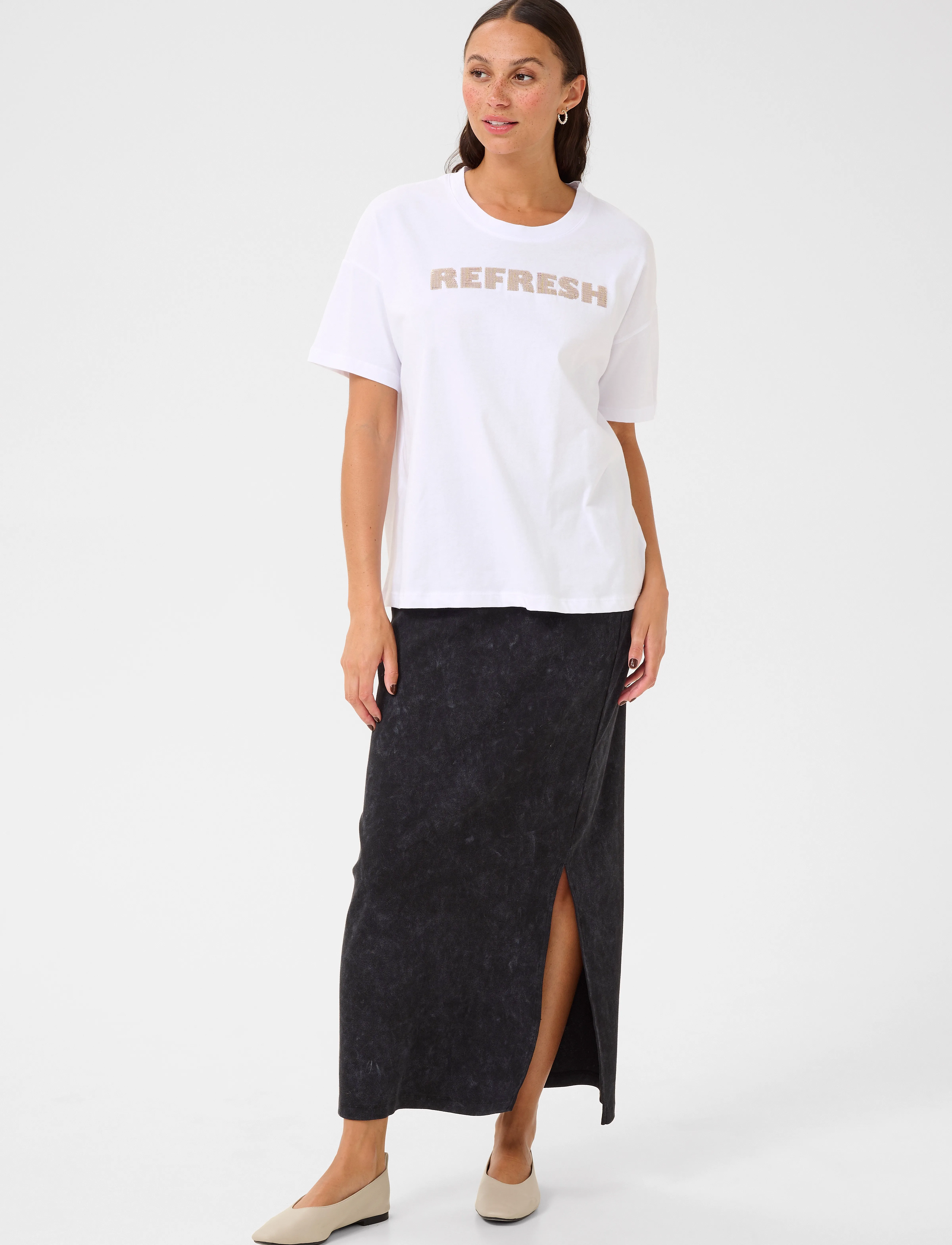 Kaffe - KAlunda T-Shirt - madalaimad hinnad - optical white - 3